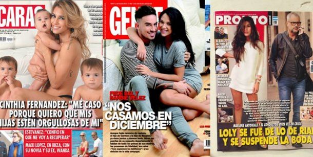 Mirá las tapas de revistas de esta semana