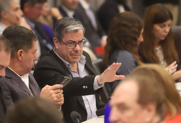 Germán Martínez (UxP) en la Comisión de Legislación Penal de Diputados (Foto: Mariano Fuchila)