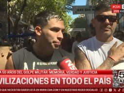 rocco canataro, cantante de roze, marcho junto a su padre en pos de la memoria familiar rocco canataro, cantante de roze, marcho junto a su padre en pos de la memoria familiar