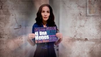 natalia oreiro se sumo a la campana #niunamenos natalia oreiro se sumo a la campana #niunamenos