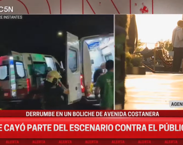 Impactante derrumbe de un escenario en un boliche de Costanera: 9 heridos y 700 evacuados
