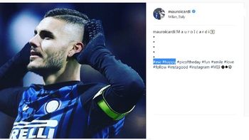 Mauro Icardi y un polémico posteo Mauro Icardi y un polémico posteo