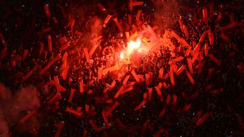 mira el recibimiento de los hinchas de river en el superclasico copero mira el recibimiento de los hinchas de river en el superclasico copero