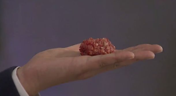 A cada chico le corresponden 32 gramos de carne por mes