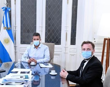 Martín Insaurralde se reunió con Sergio Massa y le brindó su apoyo al apoyo al proyecto de Ganancias