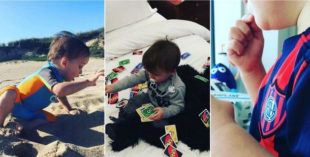 Lorenzo Tinelli llegó a Instagram con inéditas fotos