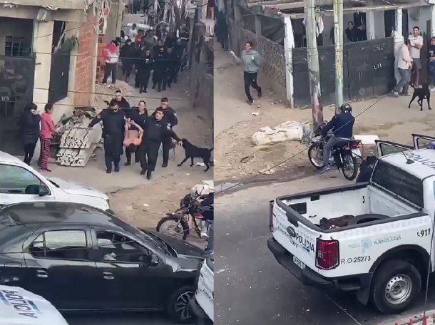 Detuvieron a un ladrón tras una persecución y vecinos atacaron a piedrazos a la Policía&nbsp;