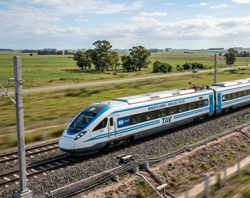 Así sería el Tren Bala a Mar del Plata según la Inteligencia Artificial