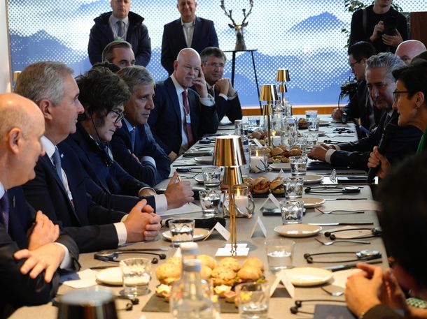 Javier Milei en Suiza Javier Milei en Suiza