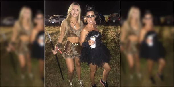 Fiorella Furlán y su hermana