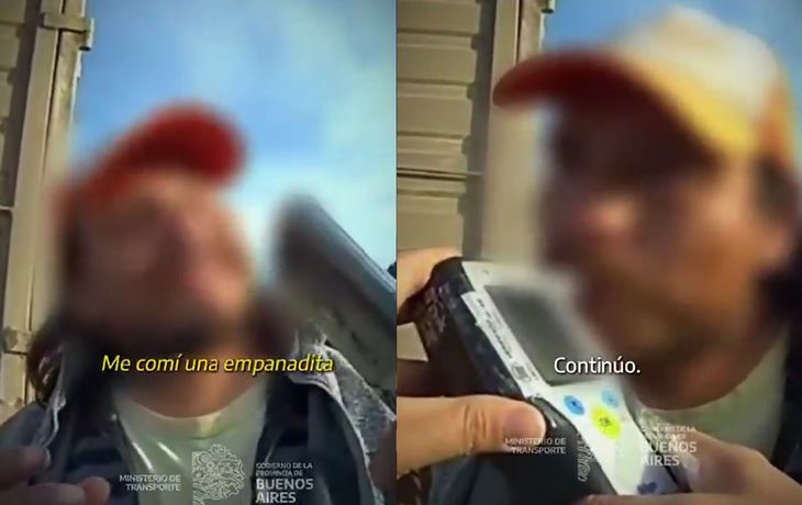 La insólita situación quedó registrada en un video