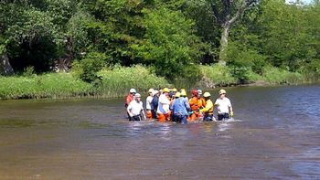 Un niño murió ahogado en un río. Gentileza La Voz. Un niño murió ahogado en un río. Gentileza La Voz.