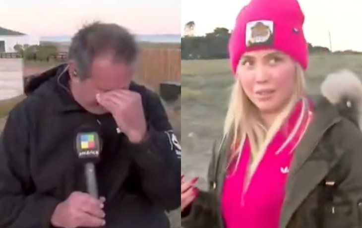 Video: un cronista se descompuso mientras hacía guardia en la casa de Wanda