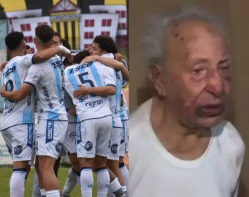 El gesto de un hincha de Atlético de Rafaela con el abuelo al que le robaron todo