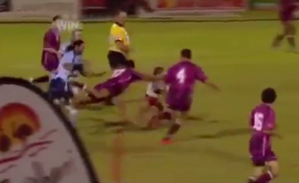 Un nene de 4 años entró en medio de un partido y lo dejaron cumplir su sueño