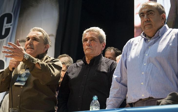 Juan Carlos Schmid, Carlos Acuña y Héctor Daer