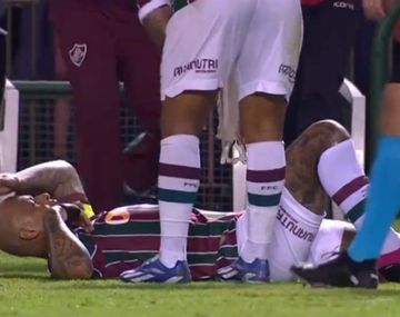 Qué dijo Felipe Melo tras salir lesionado en Fluminense a días de la final: Sentí una...