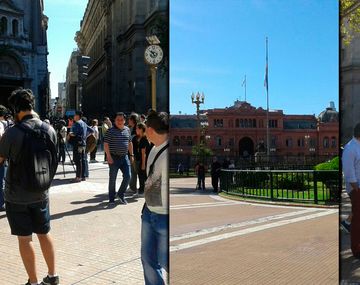 ¿Hay Obamamanía? Sólo curiosos y policías en la Plaza de Mayo