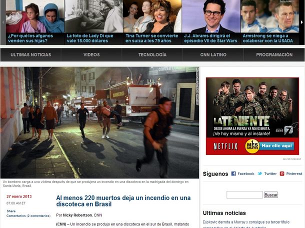 La prensa internacional se hizo eco del trágico incendio en Brasil