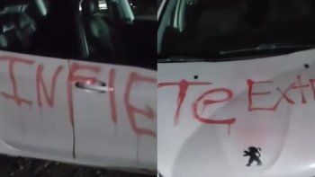 el auto que se volvio viral tras una fiesta de halloween en san juan: te extrano, infiel el auto que se volvio viral tras una fiesta de halloween en san juan: te extrano, infiel
