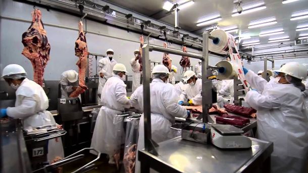 La industria frigorífica es una de las que más cayó en lo que va del año.