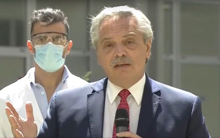 Alberto, con tono de campaña: Otros elegían la muerte antes que la vida