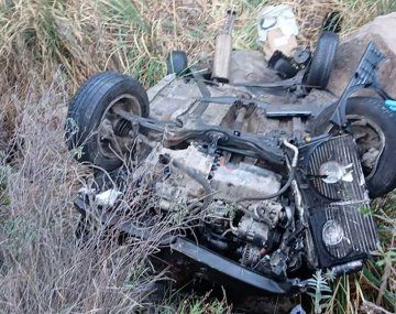 Accidente en las Altas Cumbres: un hombre murió tras caer 200 metros con su auto