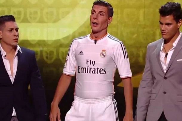 Martín Bossi imitó a Cristiano Ronaldo