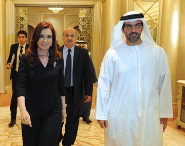 Cristina Kirchner acordó proyectos de inversión en Abu Dhabi