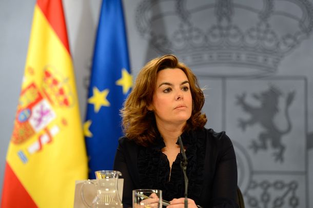 Soraya Sáenz de Santamaría asumió la presidencia de Cataluña