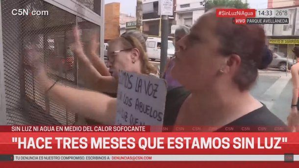 Tensión por los cortes de luz: protestas e incidentes en Parque Avellaneda