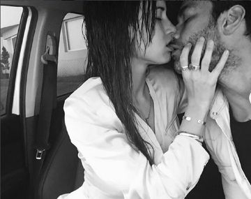 La fogosa foto de Mariano Martínez y su novia