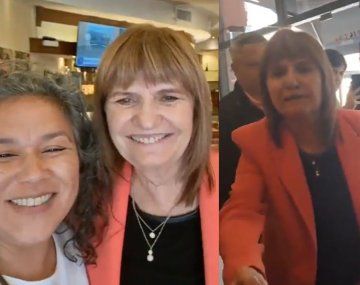 Fingió querer saludar a Bullrich