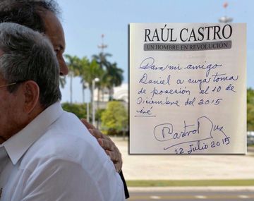 Mirá el mensaje de Raúl Castro a Daniel Scioli