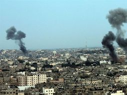 tropas israelies bombardearon el cuartel general de hamas tropas israelies bombardearon el cuartel general de hamas