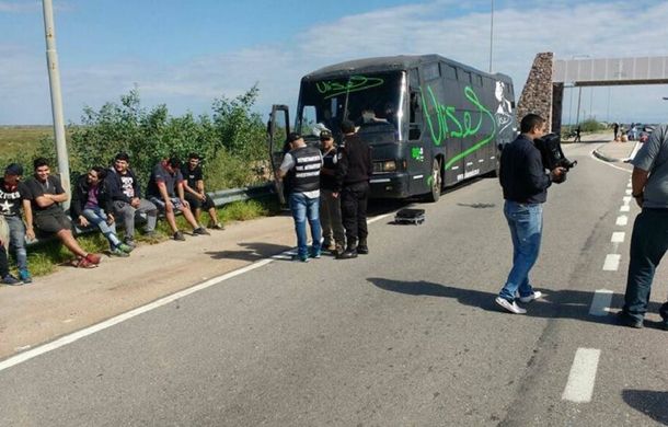 El operativo al micro del cantante Ulises Bueno