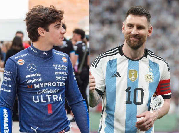 Franco Colapinto habló de las comparaciones con Lionel Messi: No me siento ni cerca