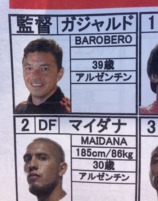 Insólito: para los japoneses, el DT de River es Barobero