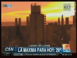 Vuelve la inestabilidad y las lluvias permanecerán hasta mañana en la Ciudad