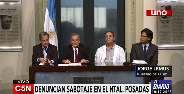 El Gobierno realizó una denuncia por daño al patrimonio del Hospital Posadas