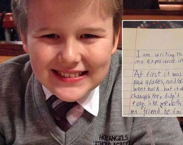 Un nene víctima de bullying se suicidó: Me rendí