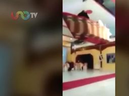 video: hacian una entrada triunfal a su casamiento, pero termino mal video: hacian una entrada triunfal a su casamiento, pero termino mal