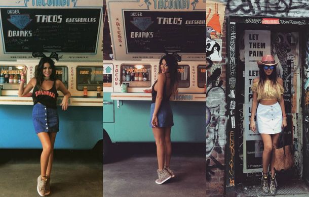 Karina Jelinek, de vacaciones en Nueva York