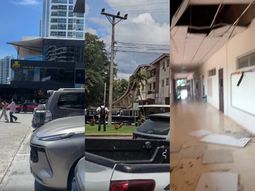 videos: las imagenes del panico en panama por el sismo con destrozos y evacuaciones