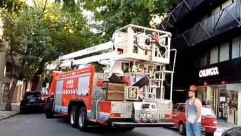 principio de incendio en un edificio de villa crespo: hay evacuados principio de incendio en un edificio de villa crespo: hay evacuados