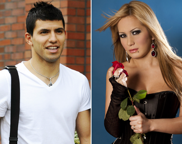 Karina fue a buscar al Kun Agüero a Ezeiza