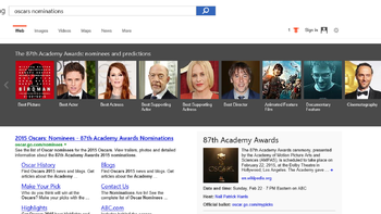 oscar 2015: bing le gano a google en las predicciones oscar 2015: bing le gano a google en las predicciones
