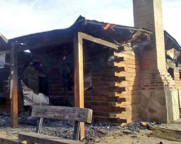 Un incendio destruyó una estación de La Trochita