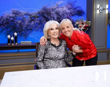 Mirtha Legrand con Jimena Monteverde