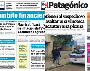 Tapas de diarios del lunes 26 de febrero de 2018